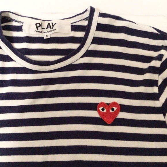 Comme des Garcons Play Long Sleeve Tees - Picture 4 of 9